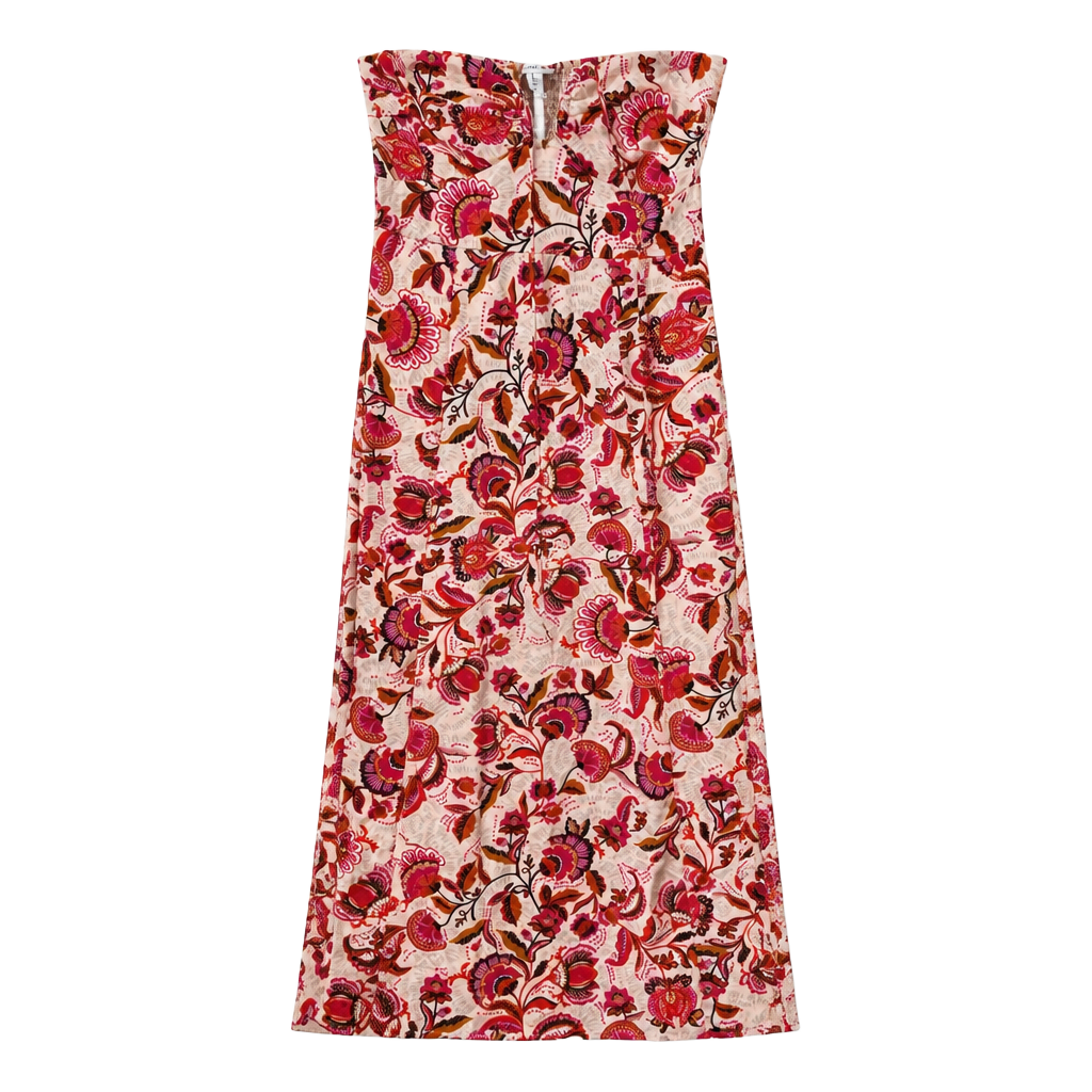 Sincerely Jules Floral Maxi Dress Size L Pink Halter 1