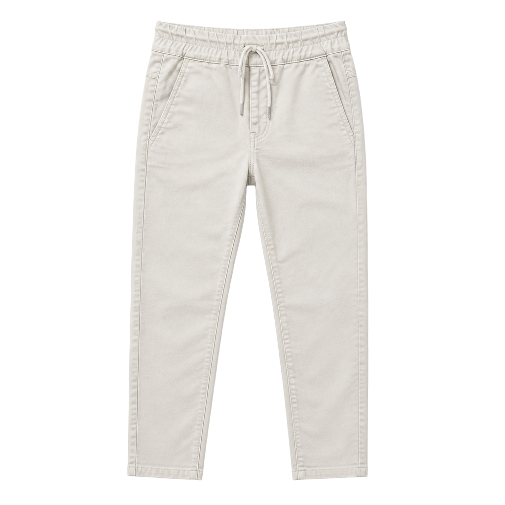 FLOG Drawstring Pants White 1