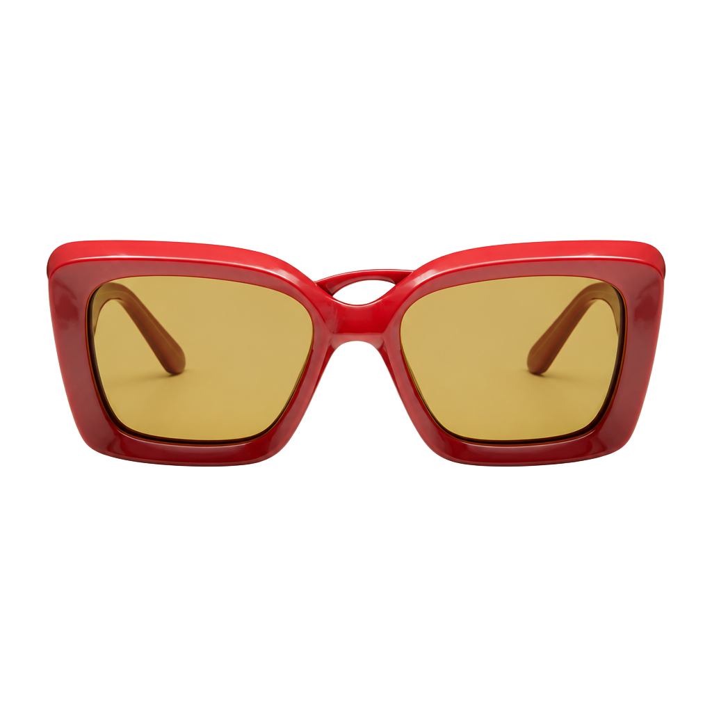 Versace VE4467-U Medusa Biggie Square Sunglasses Red 1