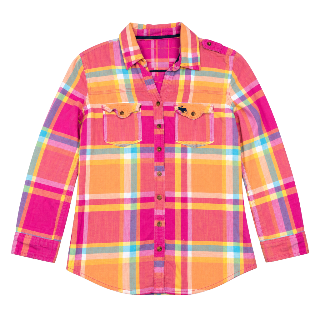 Y2K Abercrombie & Fitch Plaid Button Up Shirt 1
