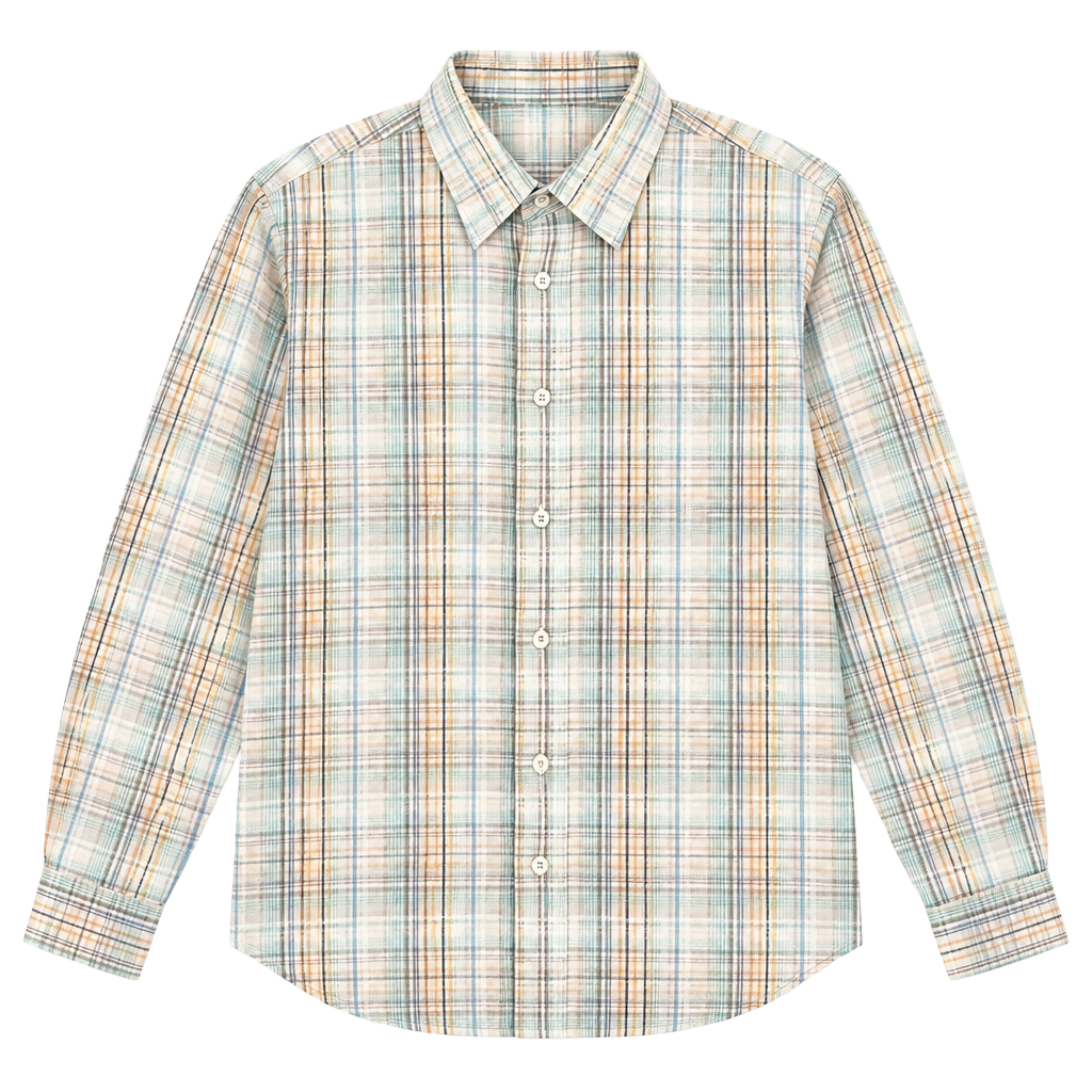 Bugatchi Uomo Plaid Long Sleeve Button-Up Shirt Size XL 1