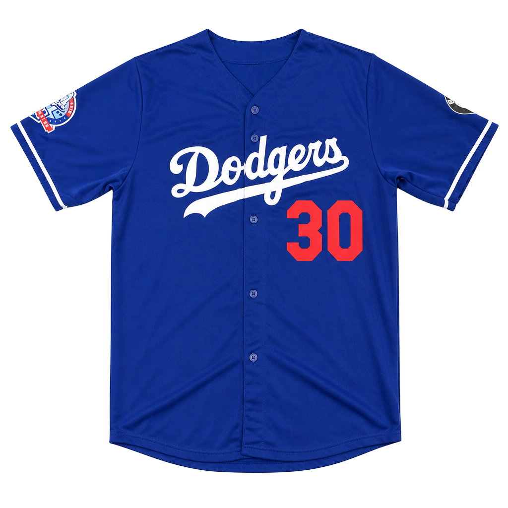 Los Angeles Dodgers Dave Roberts #30 2018 60th BMW Promotional Jersey Size M 1
