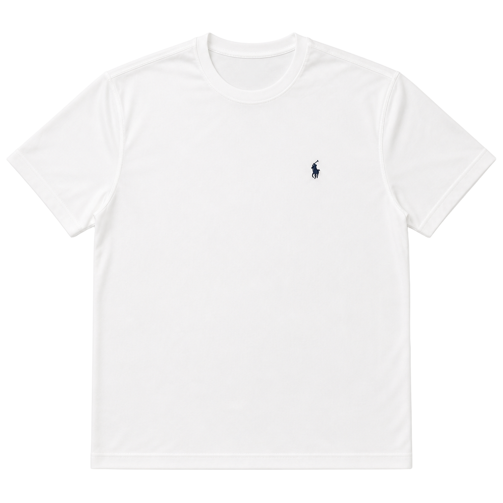 Polo Ralph Lauren Performance Jersey Short Sleeve T-Shirt in White 1