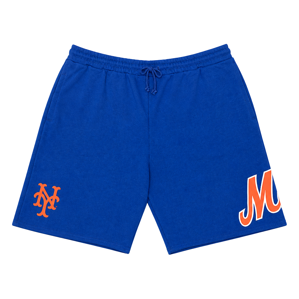 Mitchell & Ness MLB NY Mets Cooperstown Collection Fleece Sweat Shorts 3XL 1