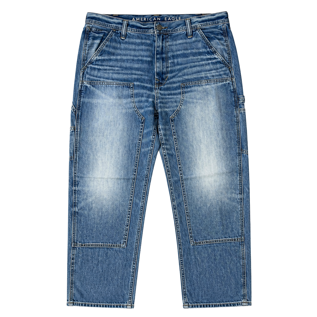 American Eagle Carpenter Double Knee Jeans 34x34 1