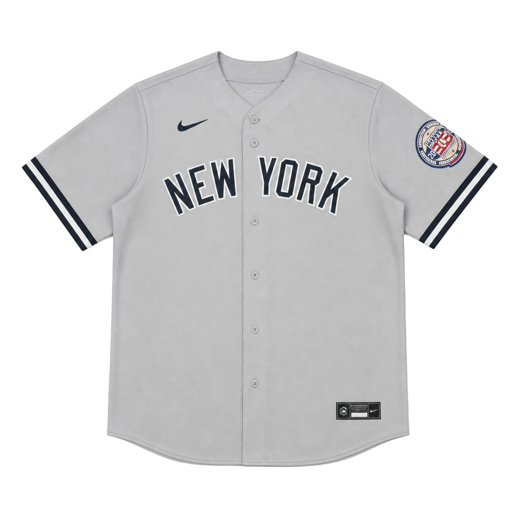 Authentic Nike NY Yankees Derek Jeter 2 Road Jersey 2020 Hall of Fame Patch -XL 1