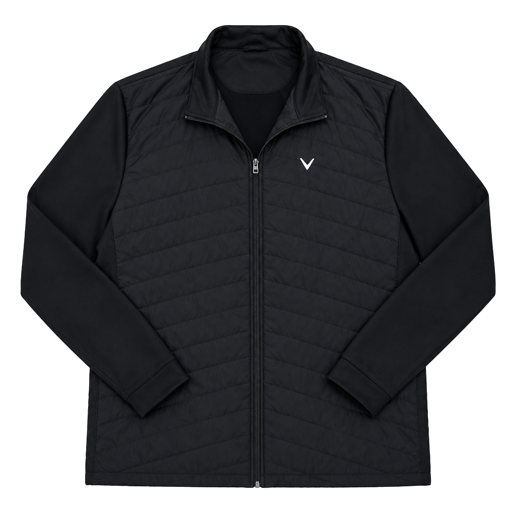 Callaway Golf Quilted Men’s Full Zip Jacket Black XXL 1