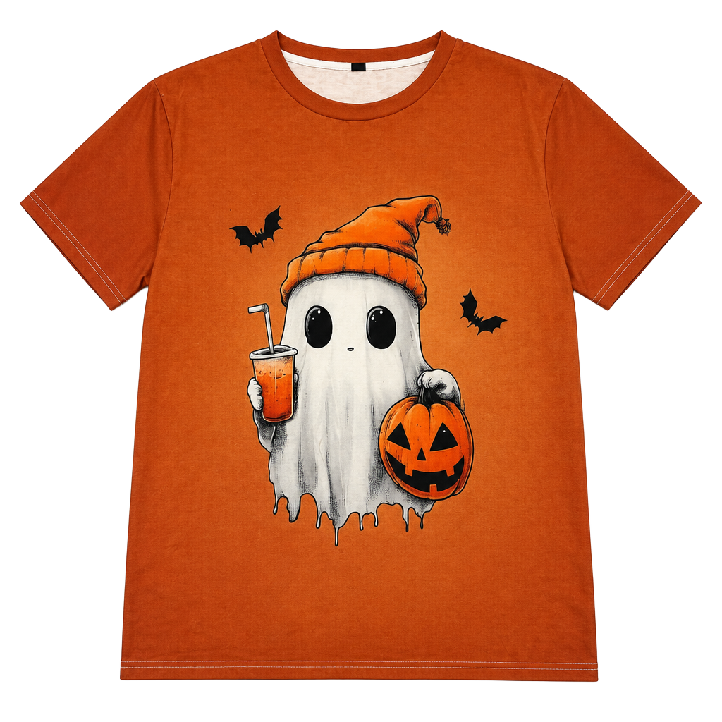 Unbranded Halloween Ghost Graphic T-Shirt Size XL 1