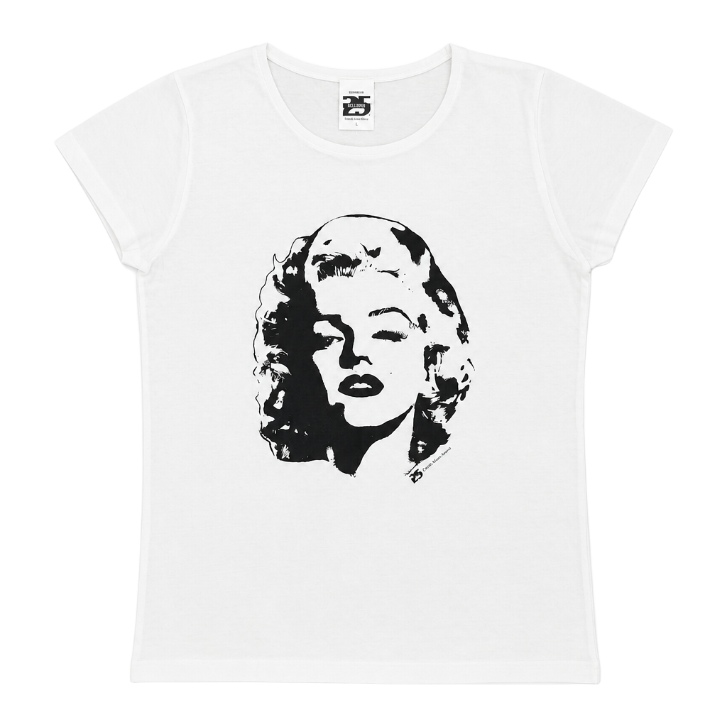 Hollywood 25 Marilyn Monroe Graphic T-Shirt Size L White NWT 1