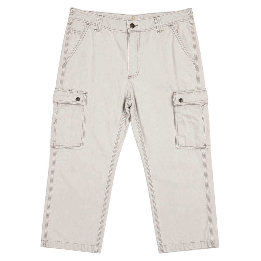Carhartt Relaxed Fit Cargo Pants Cream White Size 33x30 1