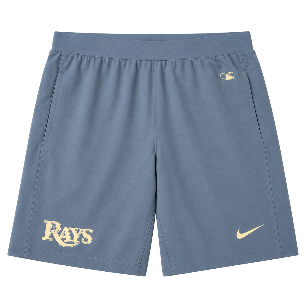 Nike Tampa Bay Rays Dri-FIT Authentic Collection Shorts Size L Blue 1