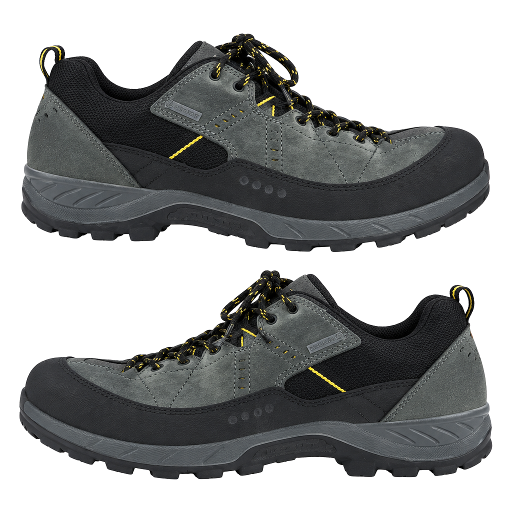 Ecco Offroad Waterproof Hiking Shoes Gray Gore-Tex 9.5/10 43 euro 1