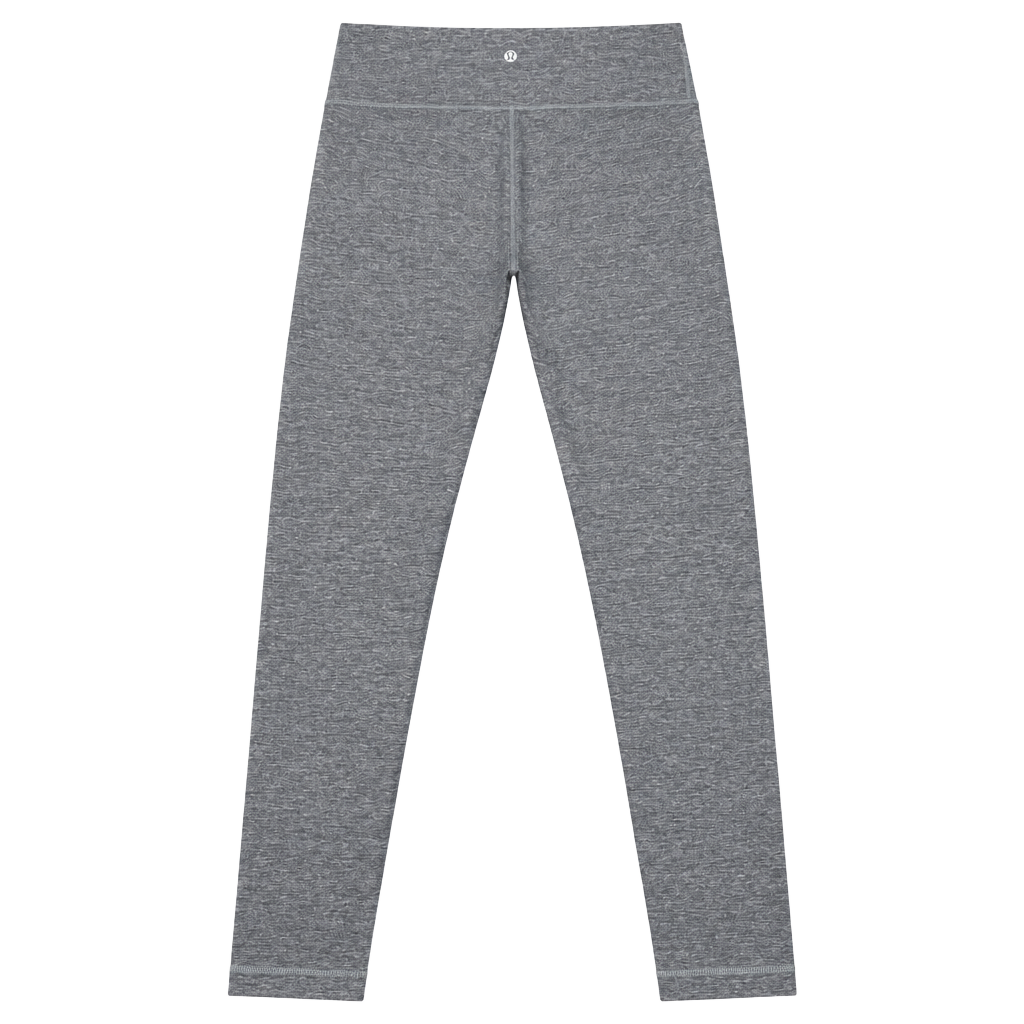 Lululemon Leggings Size 6 Gray Heather Workout Yoga Pants 1