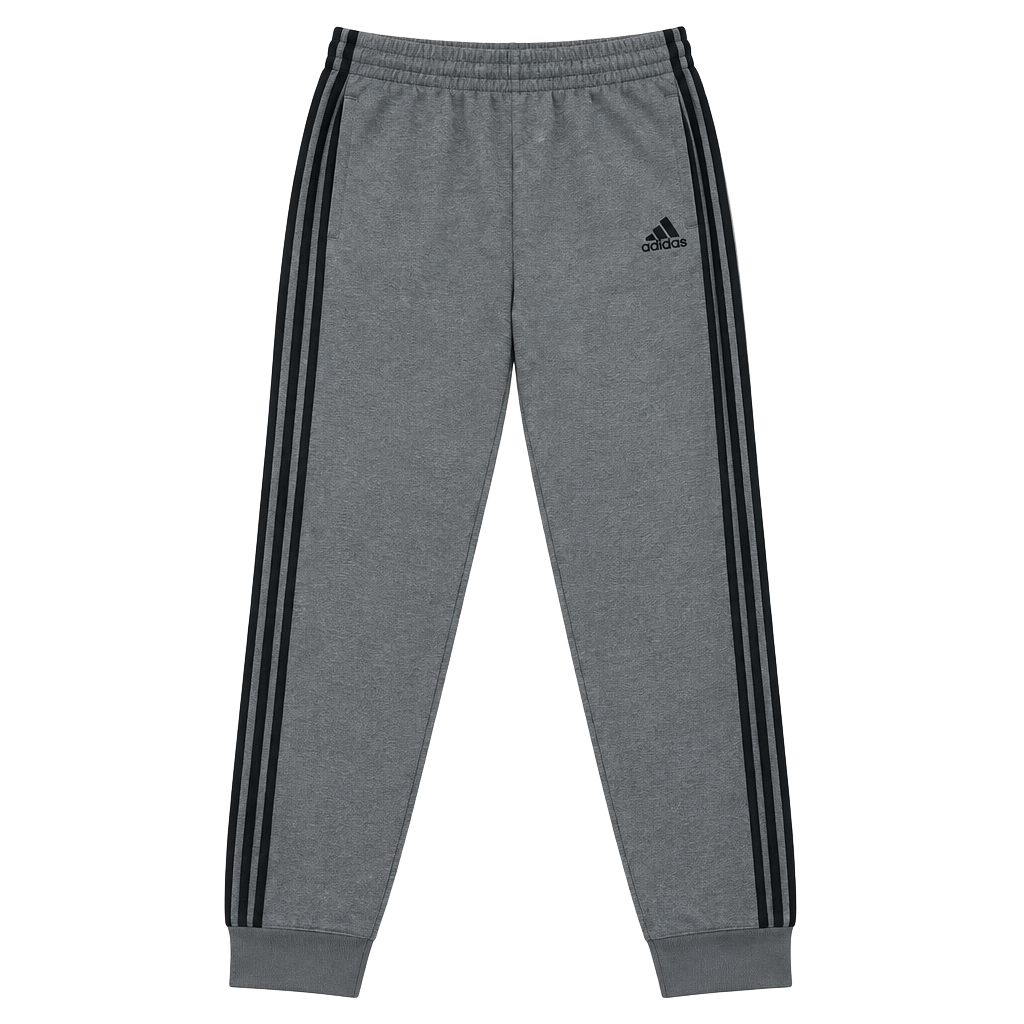 Adidas 3-Stripe Tricot Track Pants Gray Athletic Sweatpants 1