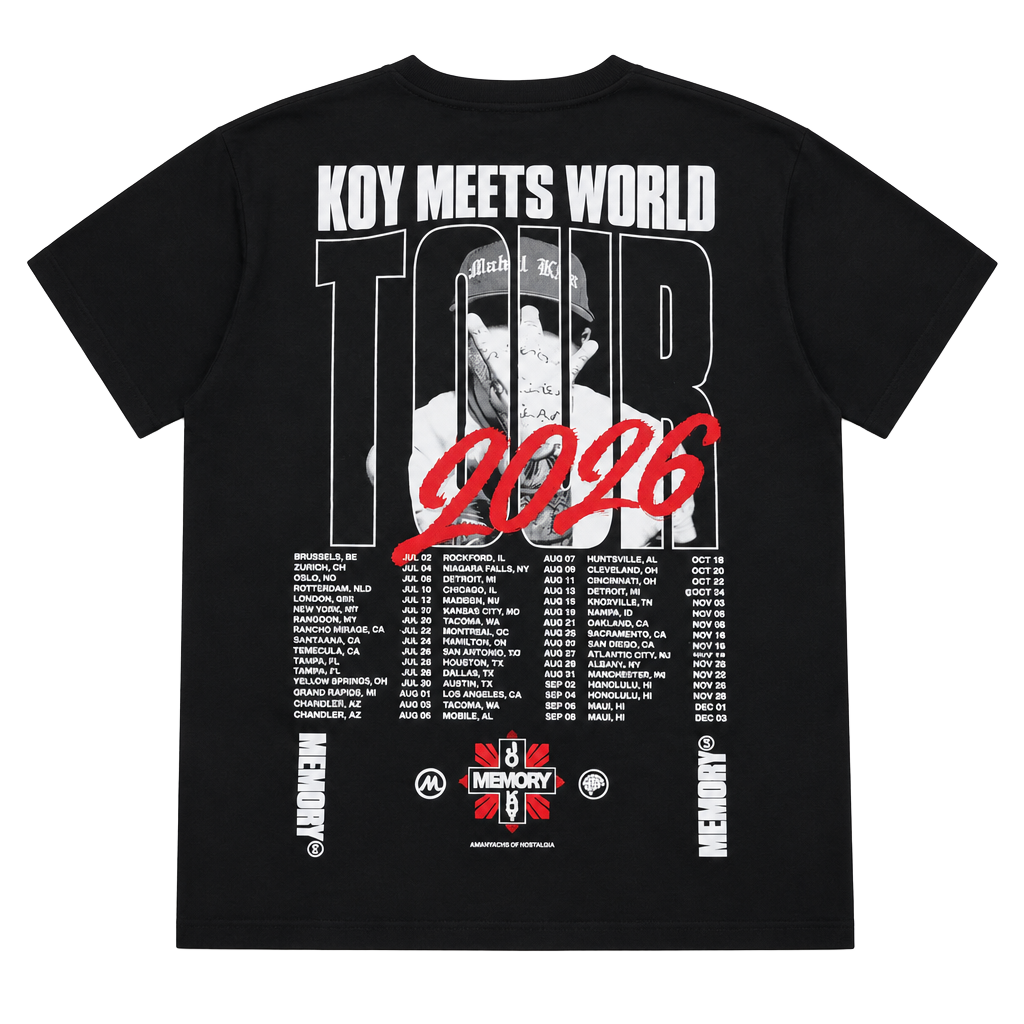 Jo Koy Koy Meets World Tour T-Shirt Size L Black 1