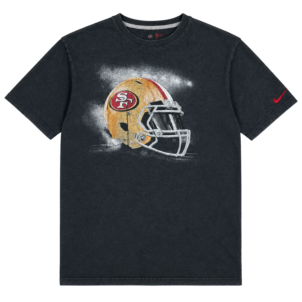 Vintage San Francisco 49ers Helmet Graphic shirt 1