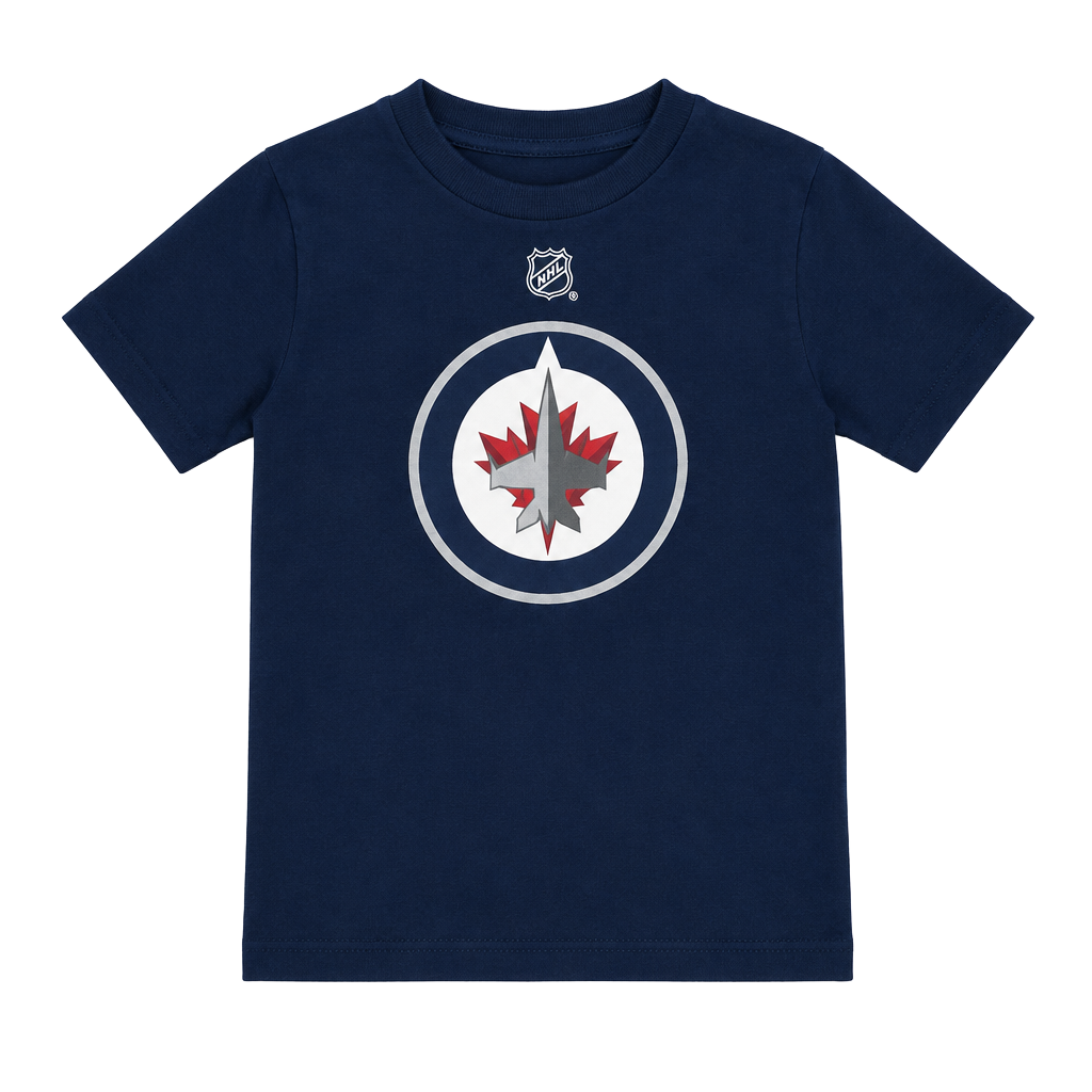 Winnipeg Jets Reebok NHL Team
Logo Hockey T-Shirt boys size. 5/6 1