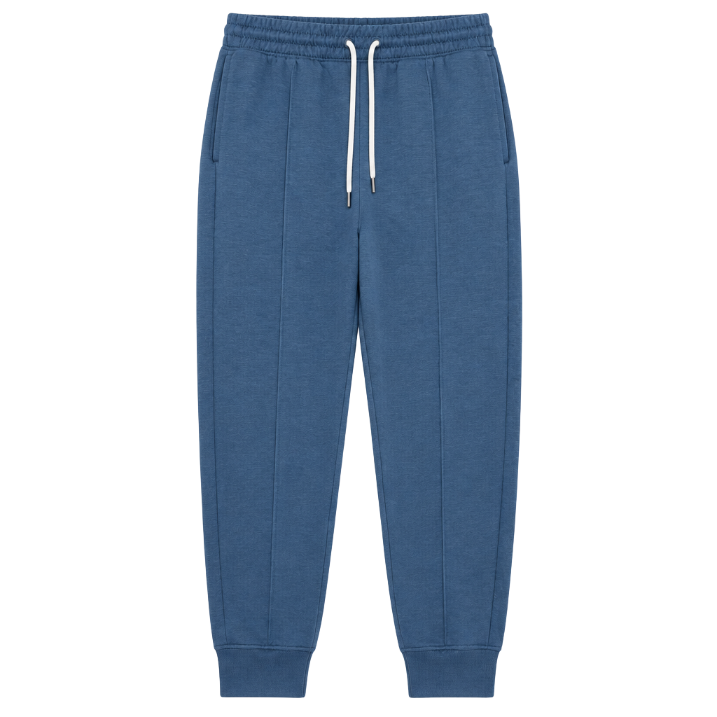 Zenana Joggers Size M Blue Drawstring Casual Sweatpants 1