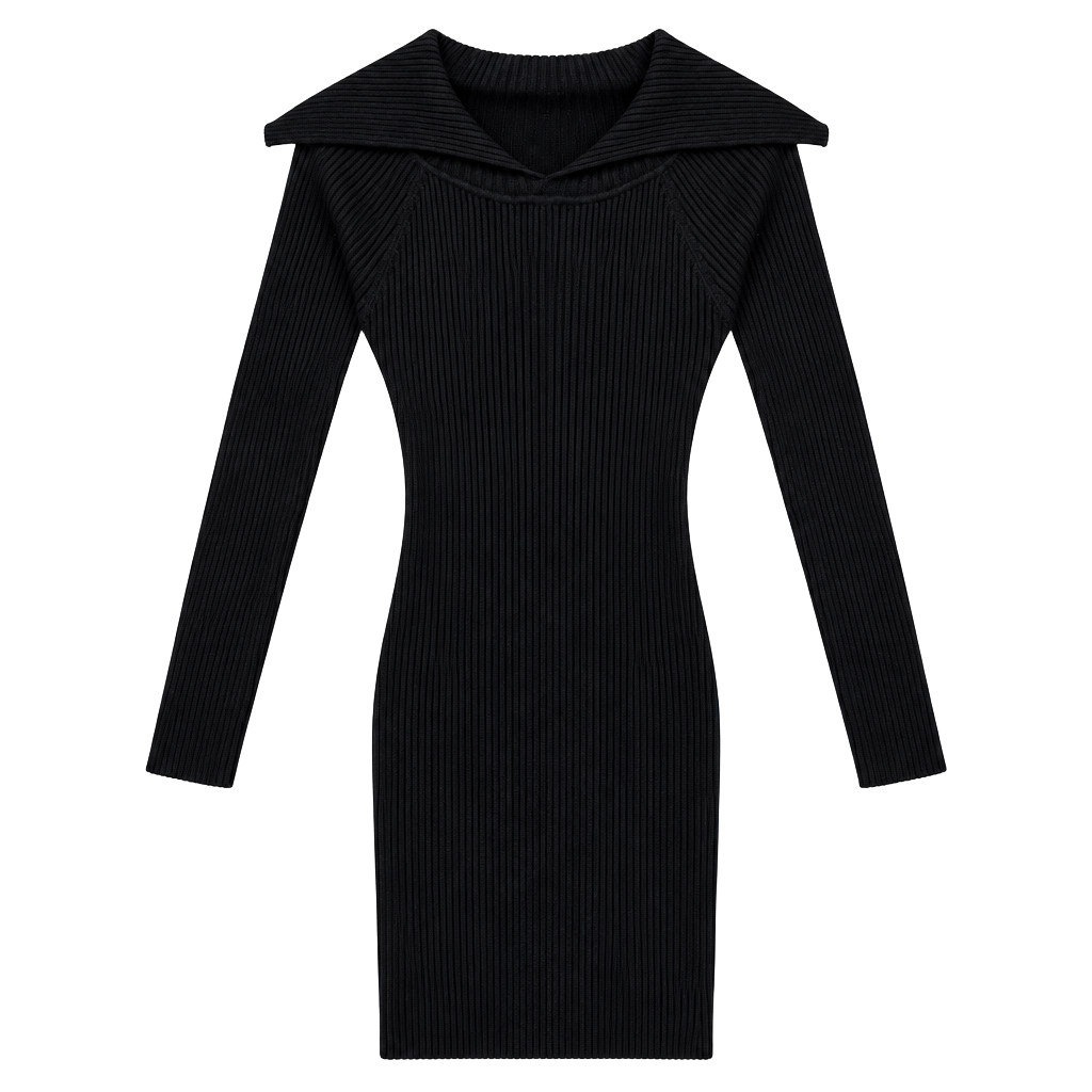 Promesa Ribbed Knit Dress Size S 1