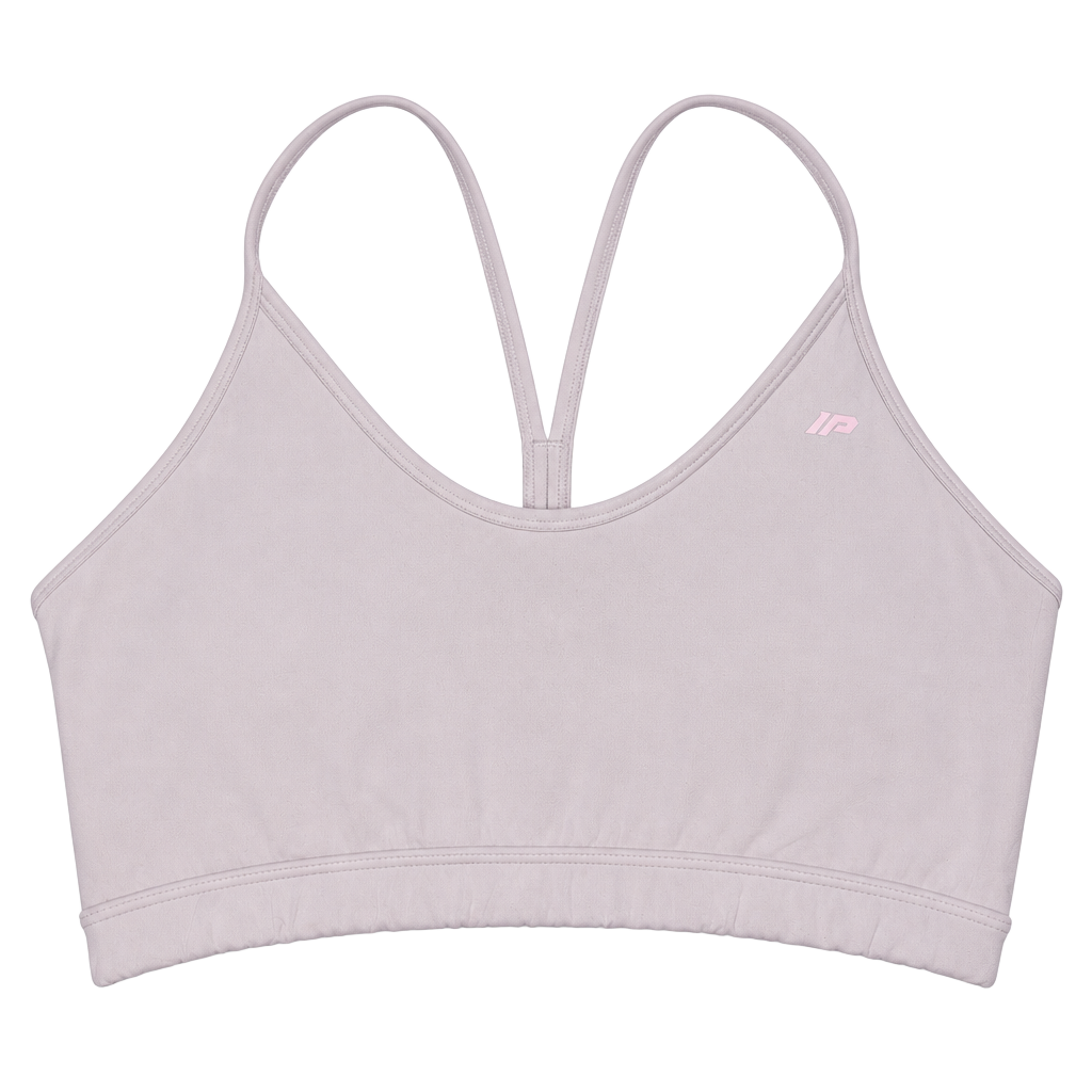 Inaka Power Women's Ruched Racerback Sports Bra, Lilac, Size L 1