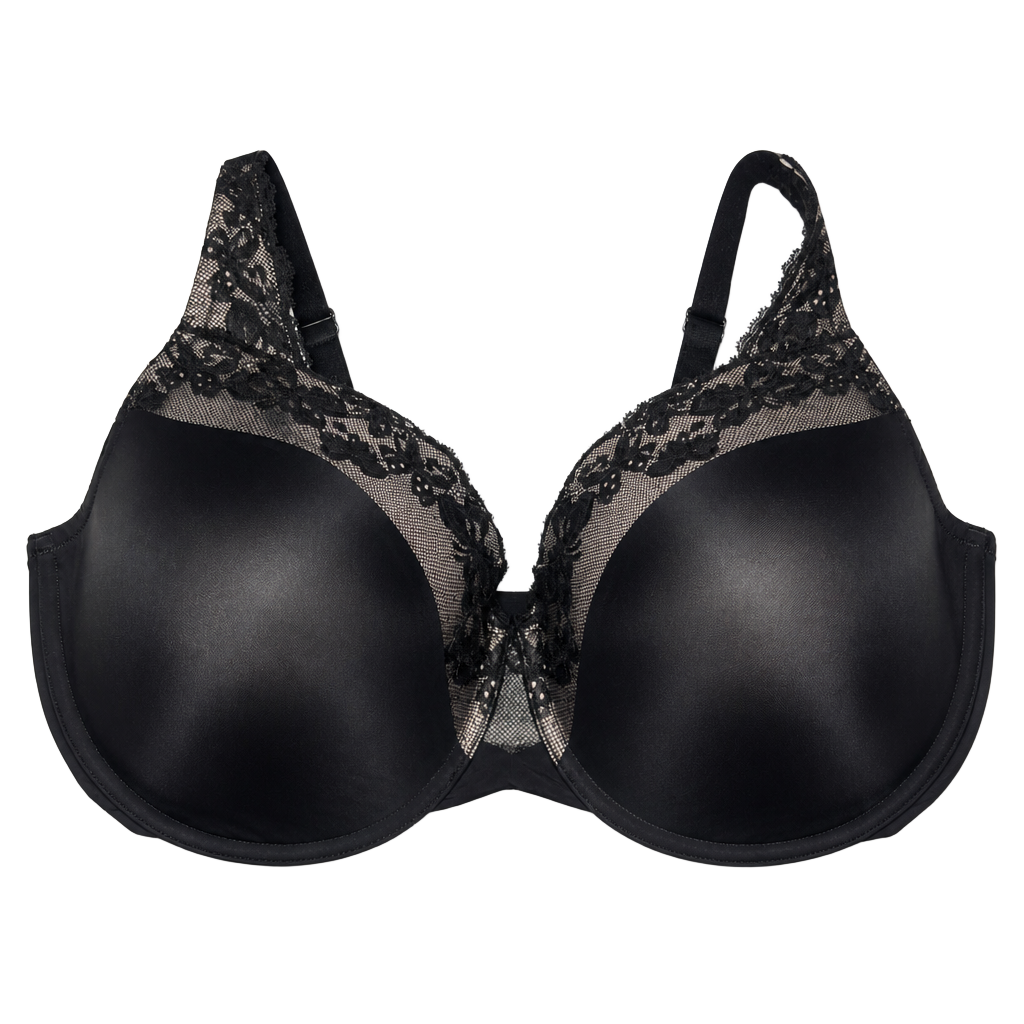 Olga Cloud 9 Super Soft Light Lift Underwire Bra GF7961A Black 42DD 1