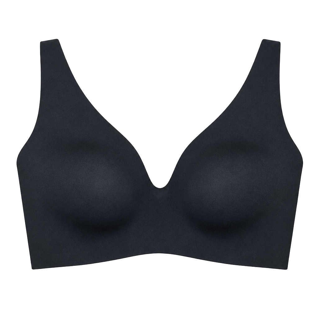 GapBody Everyday Wirefree Bra in Black, Size 36D 1