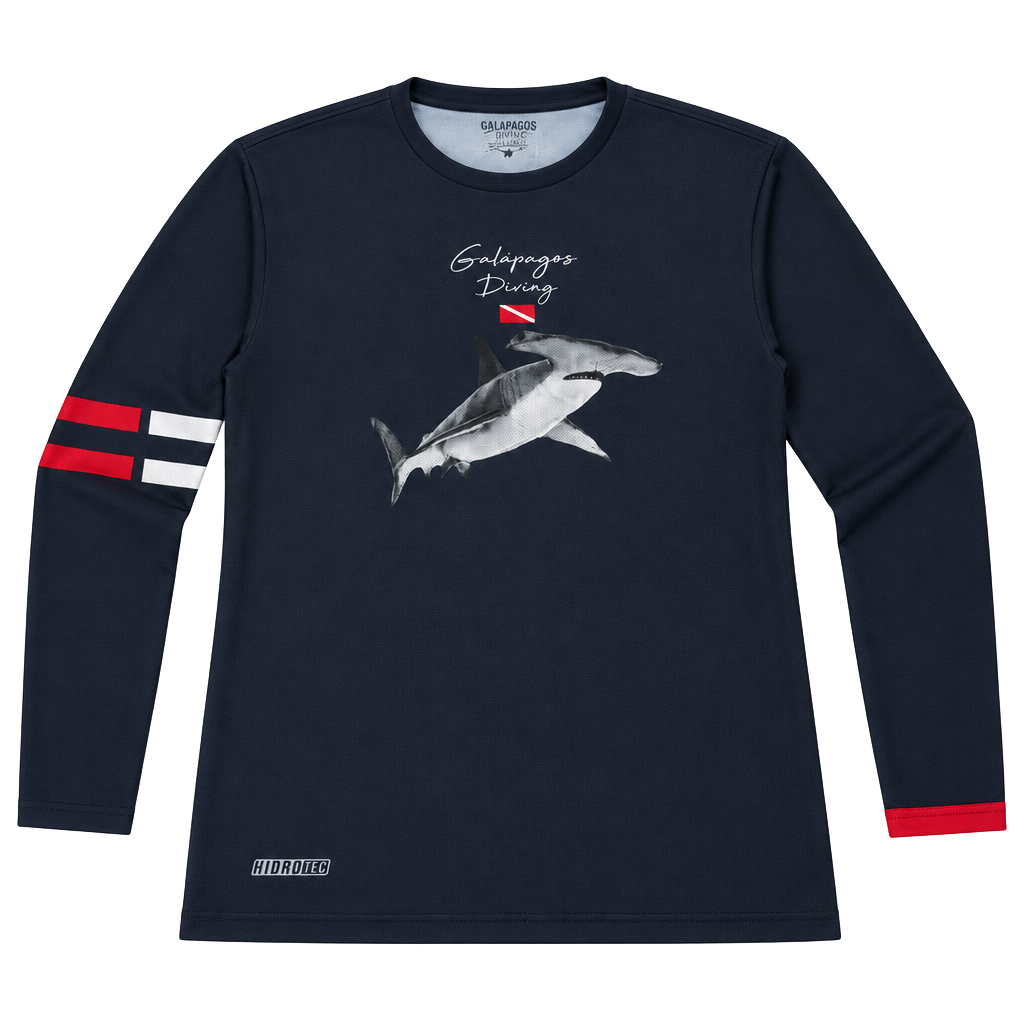 Galapagos Diving Hydrotec Long Sleeve Shirt Size M 1