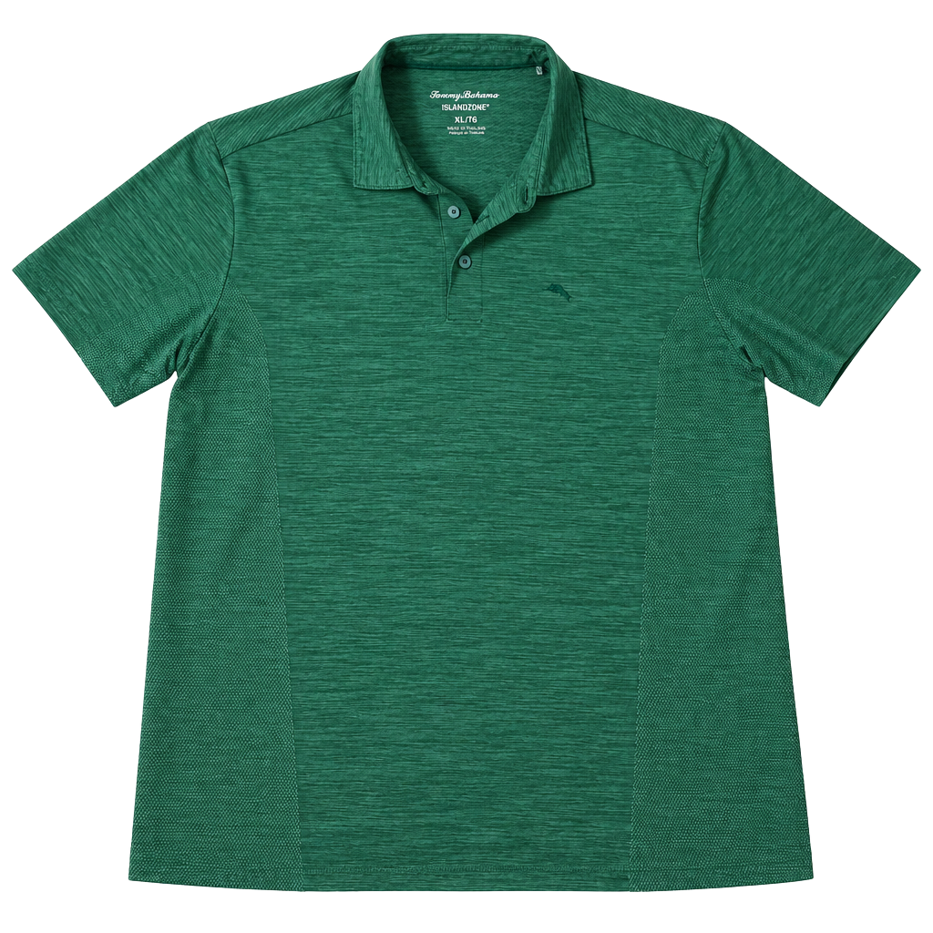 Tommy Bahama Islandzone Polo Shirt Size XL Green 1