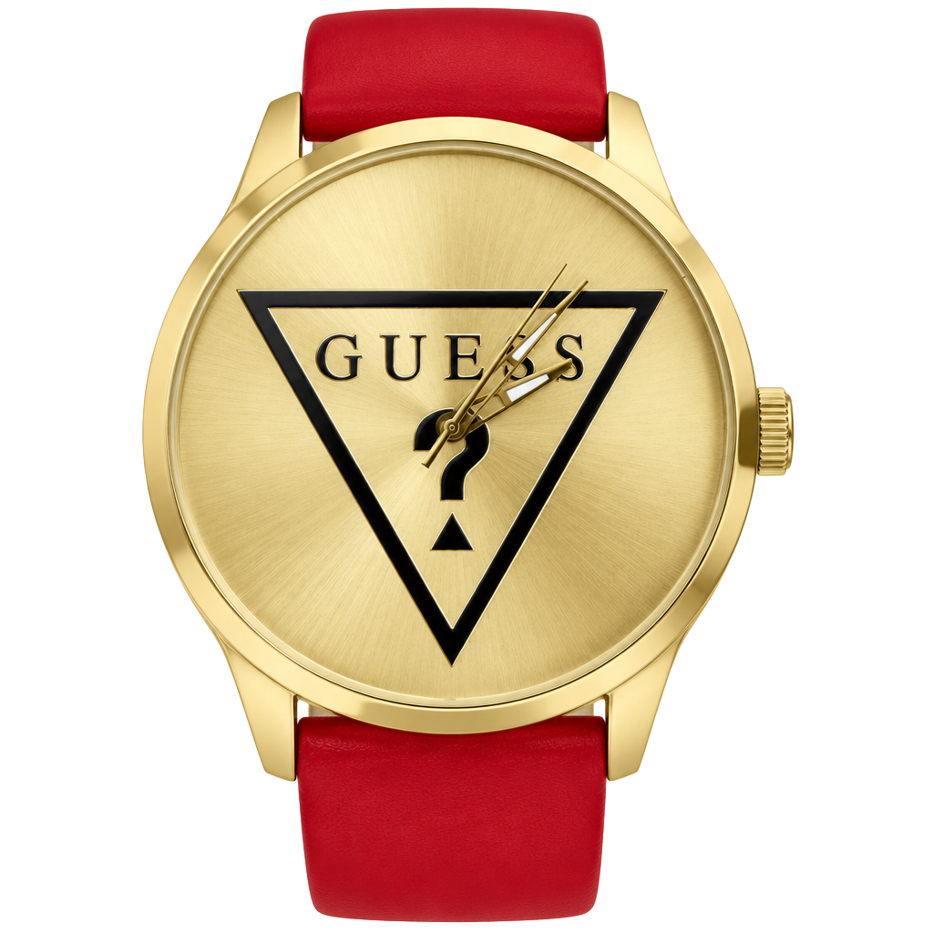 GUESS Ladies Red Gold Tone Analog Watch - U1409G5M 1