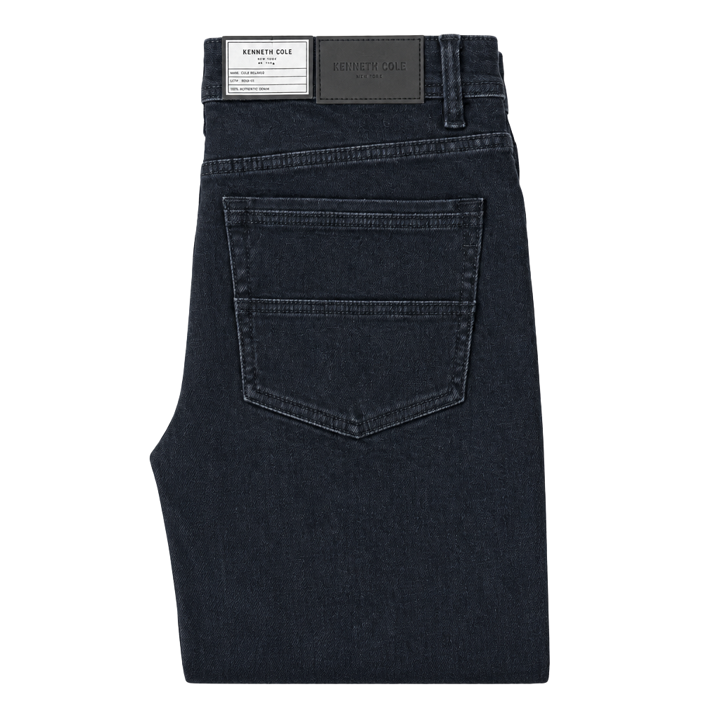 Kenneth Cole Athletic Fit Jeans Size 32x32 Black Denim 1