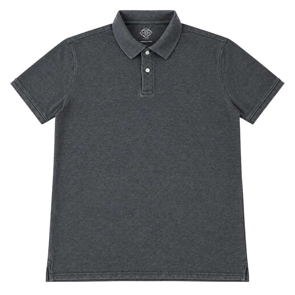 St. John's Bay Men's Gray Short Sleeve Polo Shirt 1