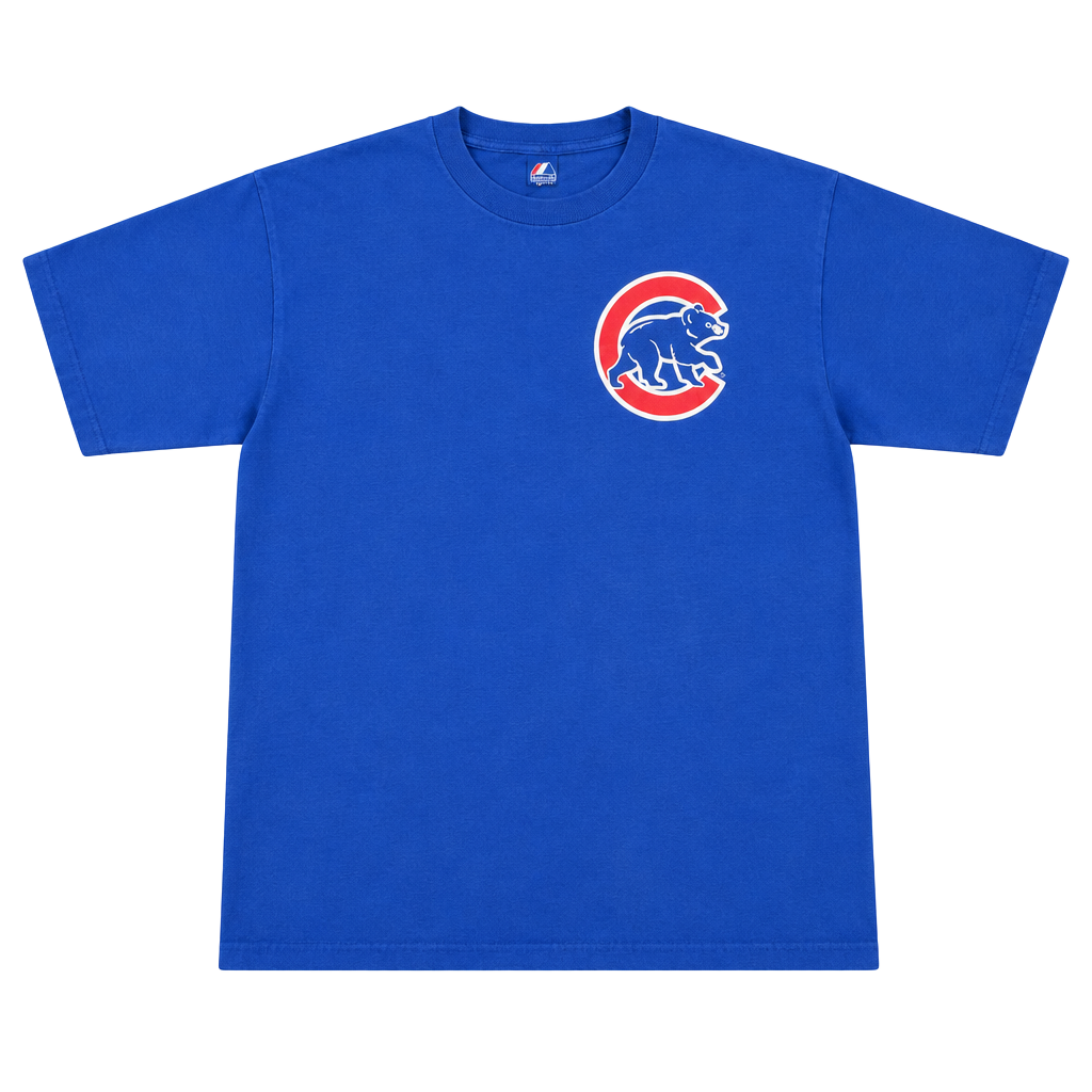 Majestic Chicago Cubs Starlin Castro 13 T-Shirt Size L Blue 1