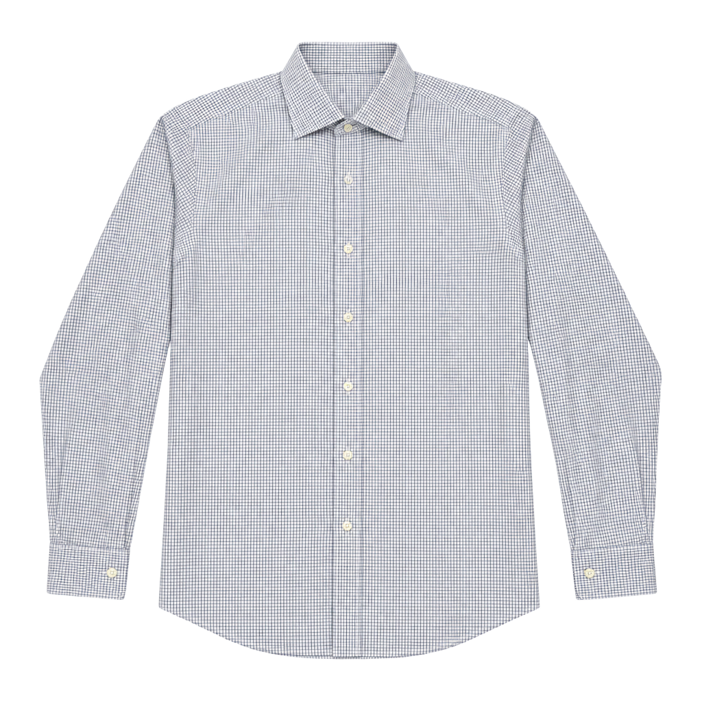 Brooks Brothers Soho Dress Shirt Size 15.5-33 Blue Plaid Non-Iron 1
