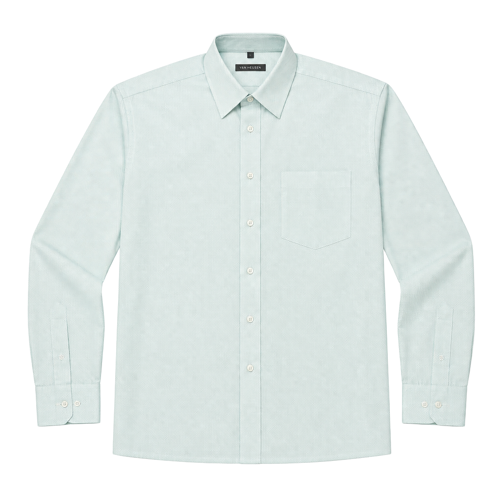 Burberry Button-Up Dress Shirt Size L Light Blue Striped Long Sleeve 1