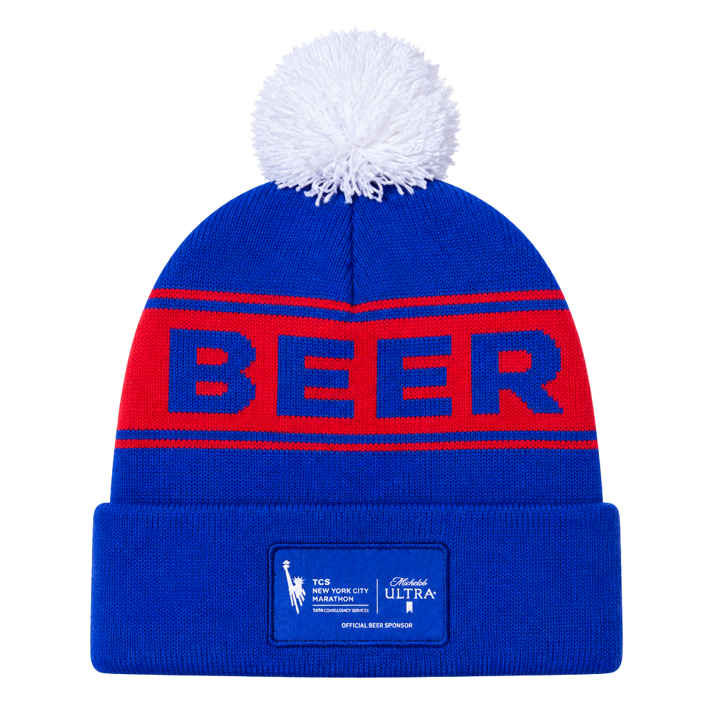 Michelob Ultra TCS New York City Marathon Pom Beanie Hat 1