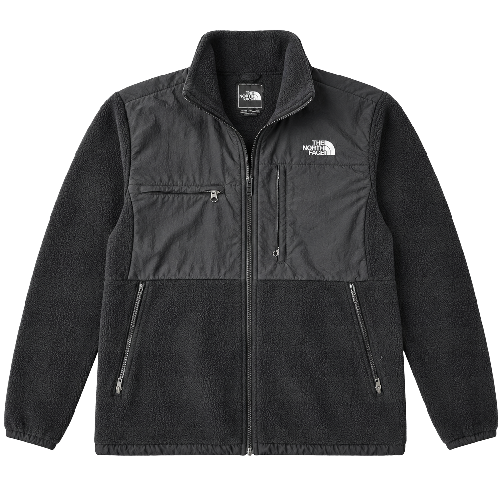 The North Face Denali Jacket Size M Black Polartec Fleece Full Zip 1