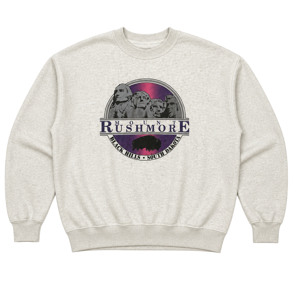 Vintage Jerzees Mount Rushmore Black Hills South Dakota Graphic Sweatshirt XL 1