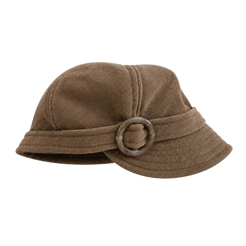 Scala Pronto Newsboy Hat One Size Brown 1