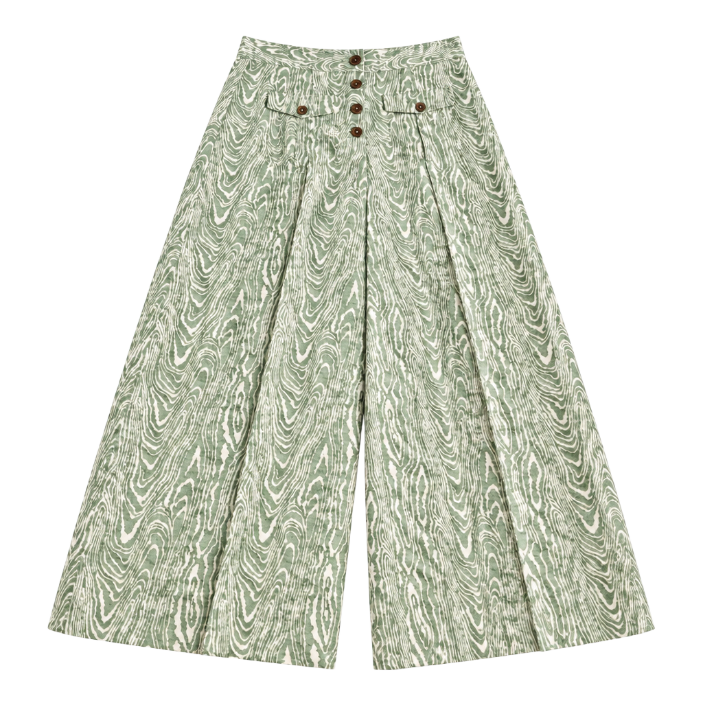 C/MEO Collective Energized Wide Leg Pants Green Size M 1