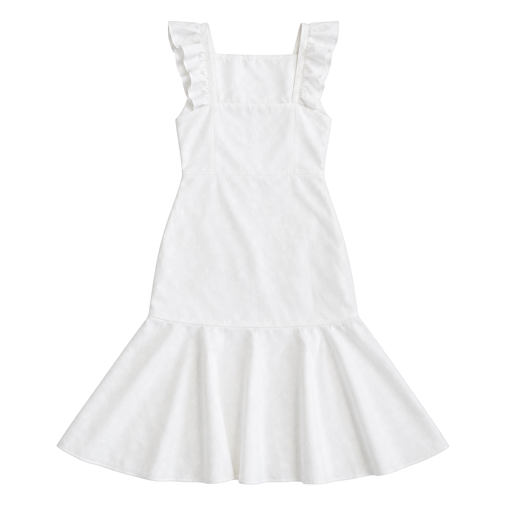 Custom Made White Dress 1