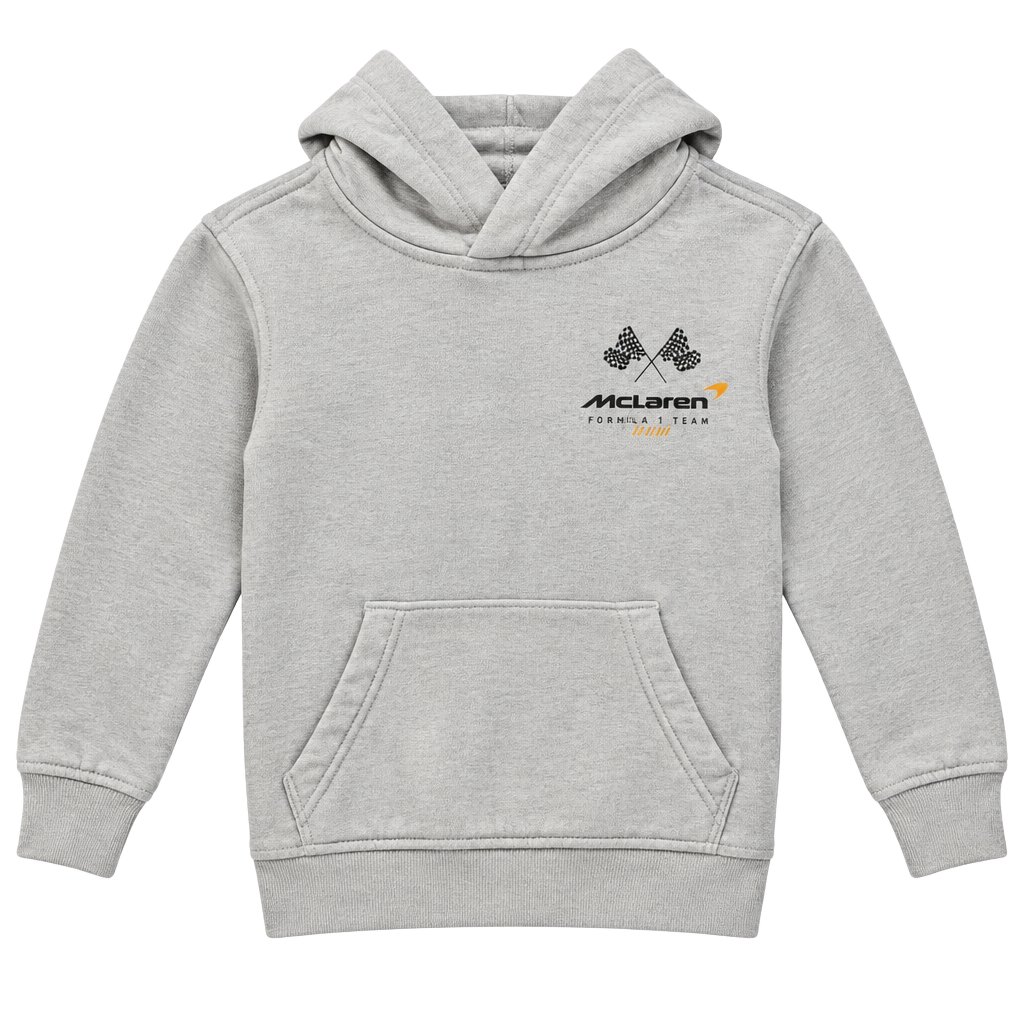 Kids McLaren Formula 1 Team Hoodie Size 5/6 White Graphic 1
