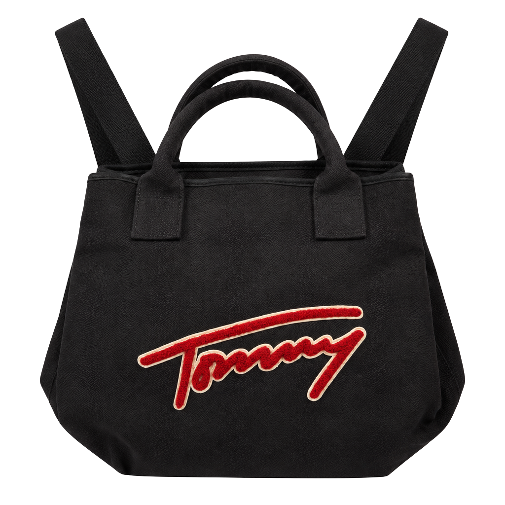 Tommy Hilfiger Aurora Canvas Convertible Tote Backpack 1