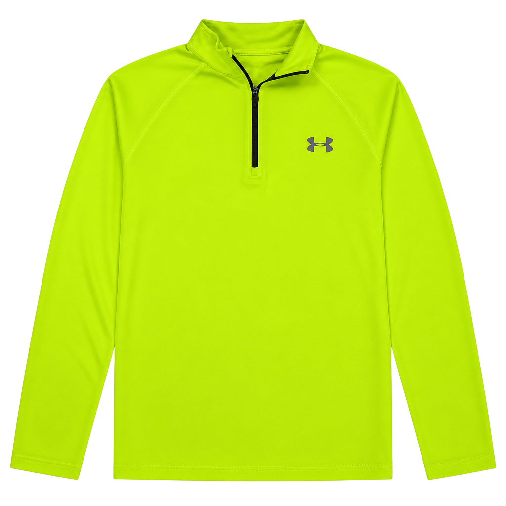 Under Armour Allseasongear 1/2 Zip Pullover Size S Neon Green 1