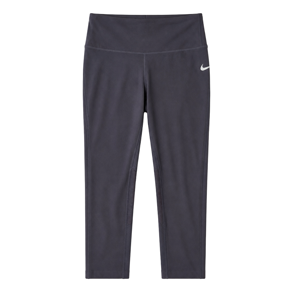 Nike Women's Dri-FIT Fast Crop Running Leggings in Dark Grey 1