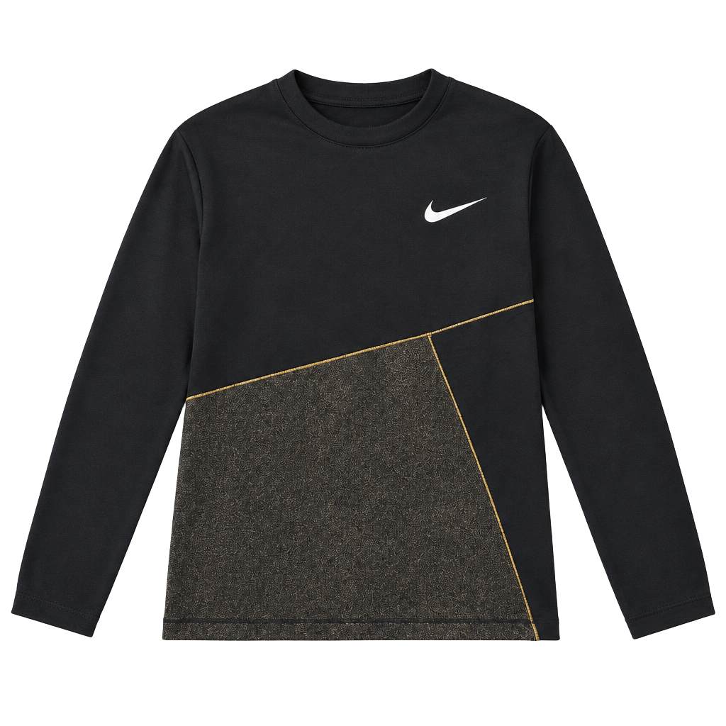 Nike PRO Warm Dri-Fit Long Sleeve Metallic Thermal Shirt Top Girls 1