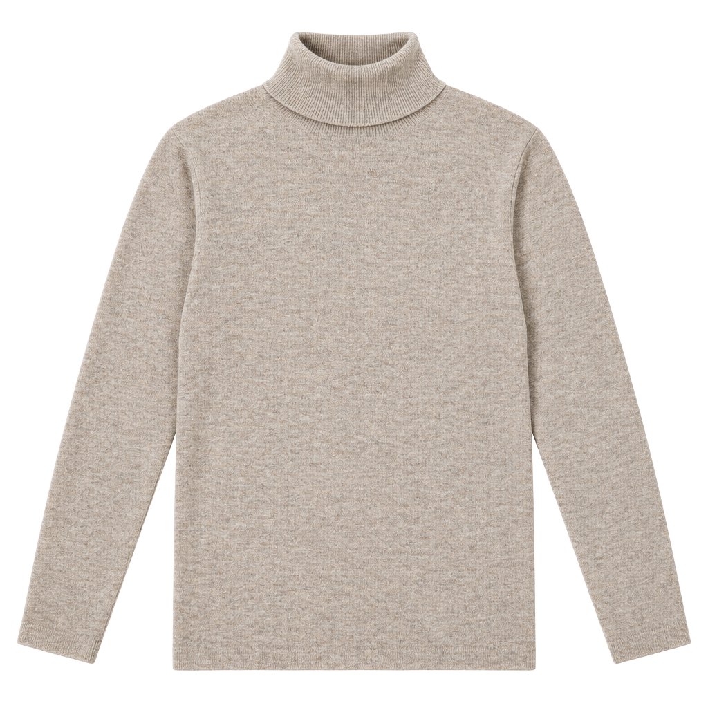 Tissue Thin Wool Blend Turtleneck Sweater Clean Cool Girl Elevated Basic 1