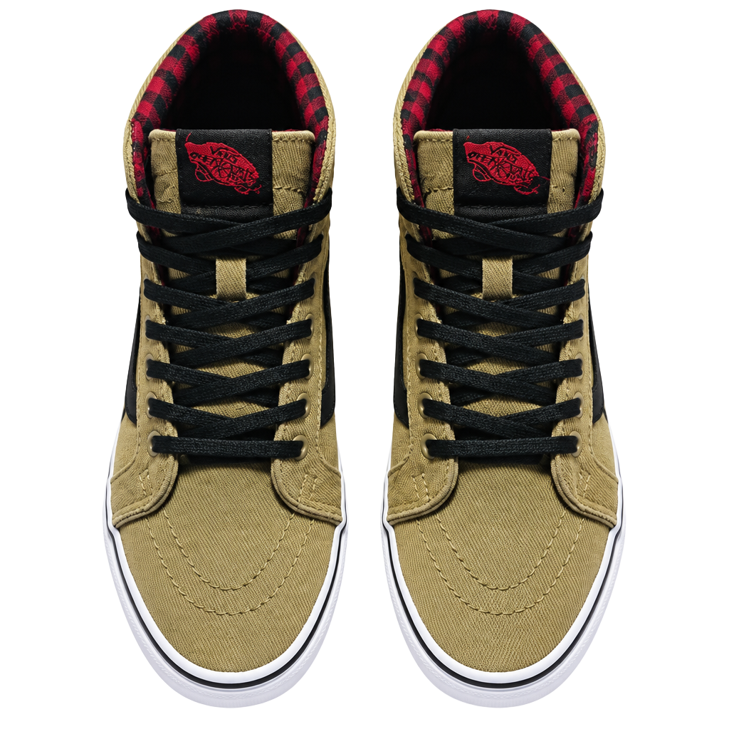 Vans Sk8-Hi Reissue Twill Cornstalk Black 1
