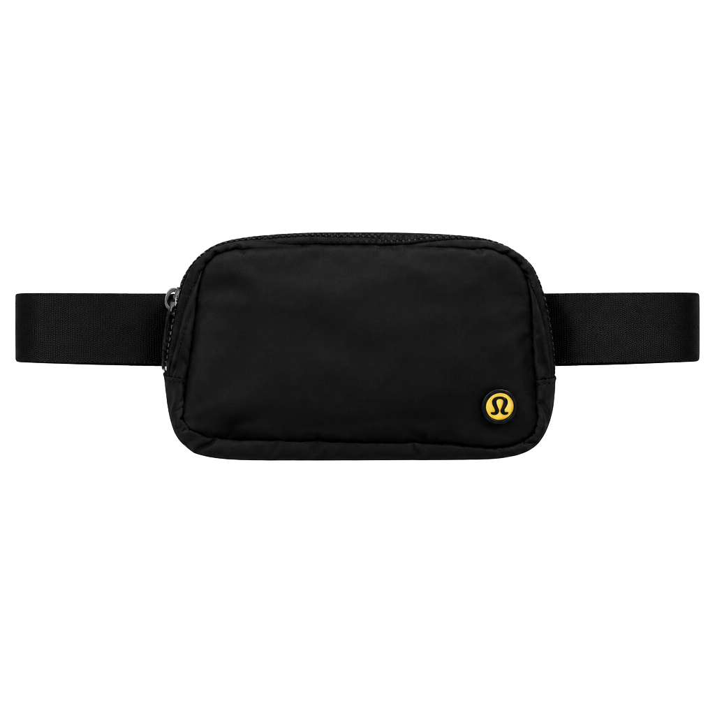 Black Buc-ees Belt Bag with Adjustable Strap like Lululemon 1