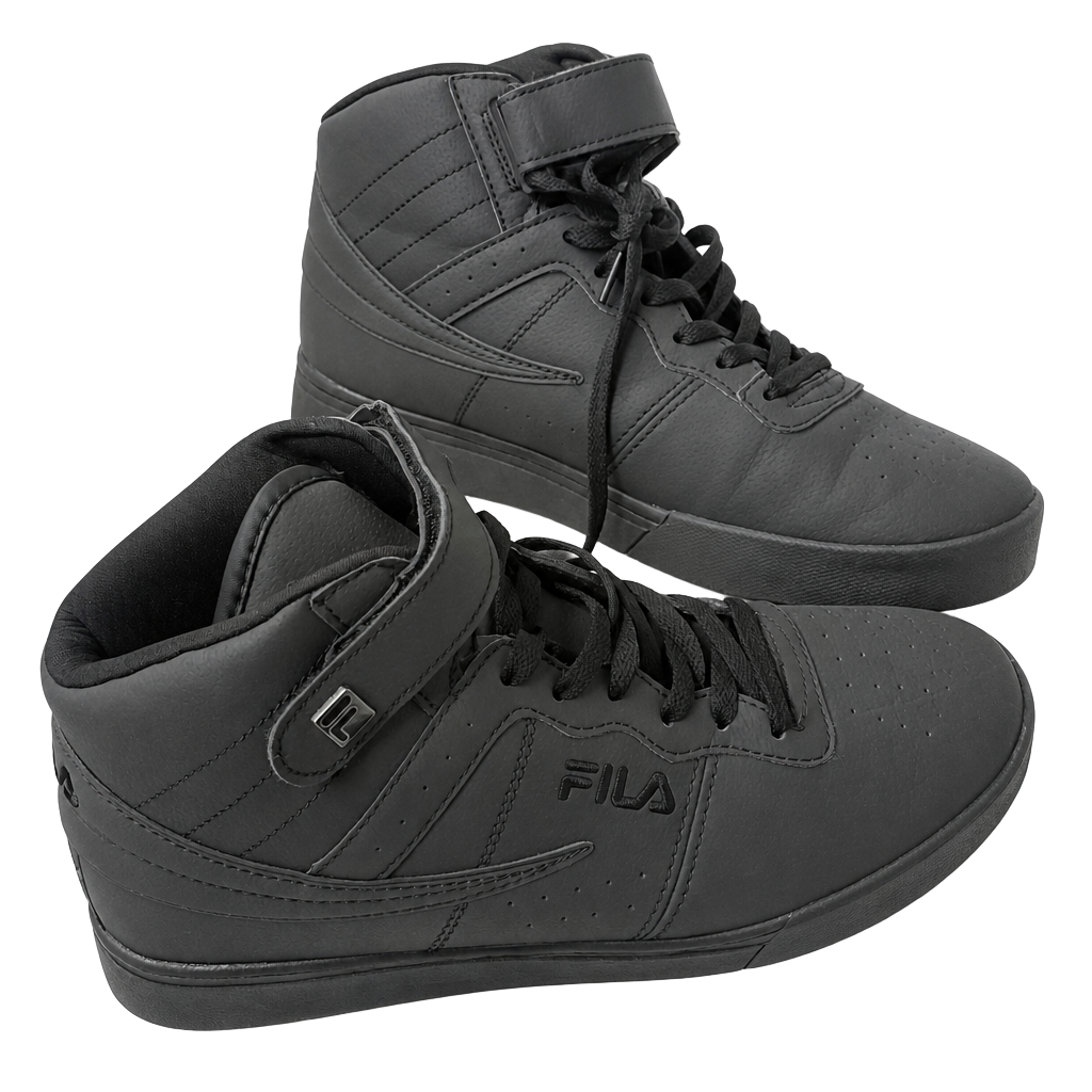 Fila Vulc 13 Mid Sneakers Black Triple Black 1