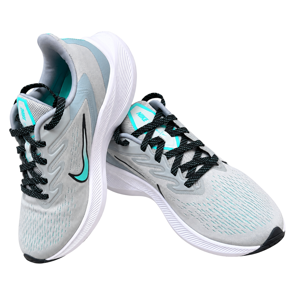 Nike Air Zoom Winflo 7 Running Shoes Gray Teal 1